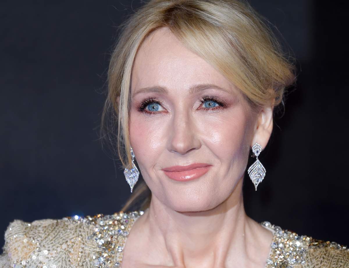 J. K. Rowling attends the European premiere of "Fantastic Beasts And Where To Find Them" at Odeon Leicester Square on November 15, 2016 in London, England.