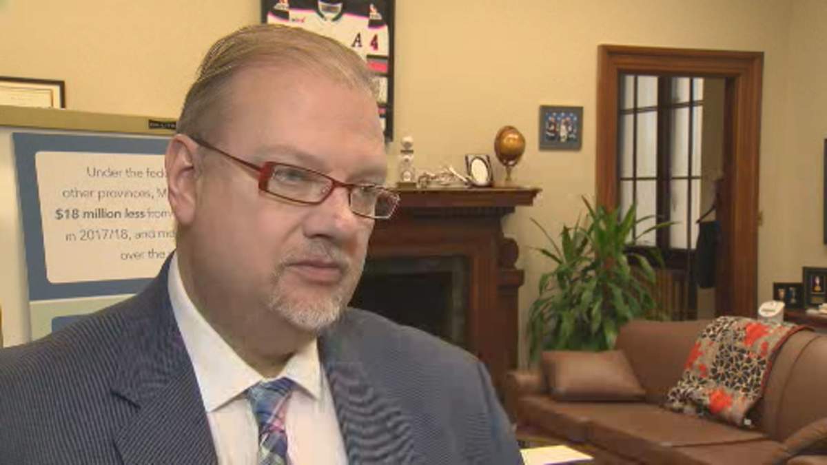 Education and training minister Kelvin Goertzen.
