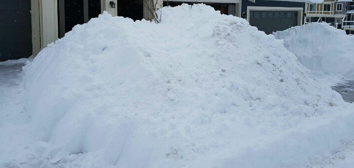Lots of snow to shovel in Chilliwack