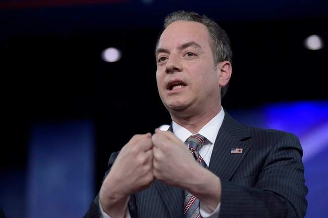 Former White House Chief of Staff Reince Priebus speaks at the Conservative Political Action Conference (CPAC) in Oxon Hill, Md., Thursday, Feb. 23, 2017.