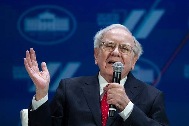 In this June 14, 2016 file photo, Berkshire Hathaway Chairman and CEO Warren Buffett addresses the White House Summit on the United State of Women in Washington.