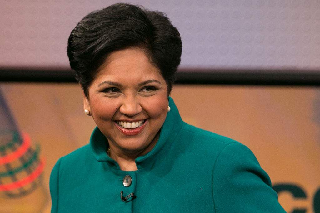 Indra Nooyi, Chairperson and Chief Executive Officer of PepsiCo, says she gets around four to five hours of sleep every night.