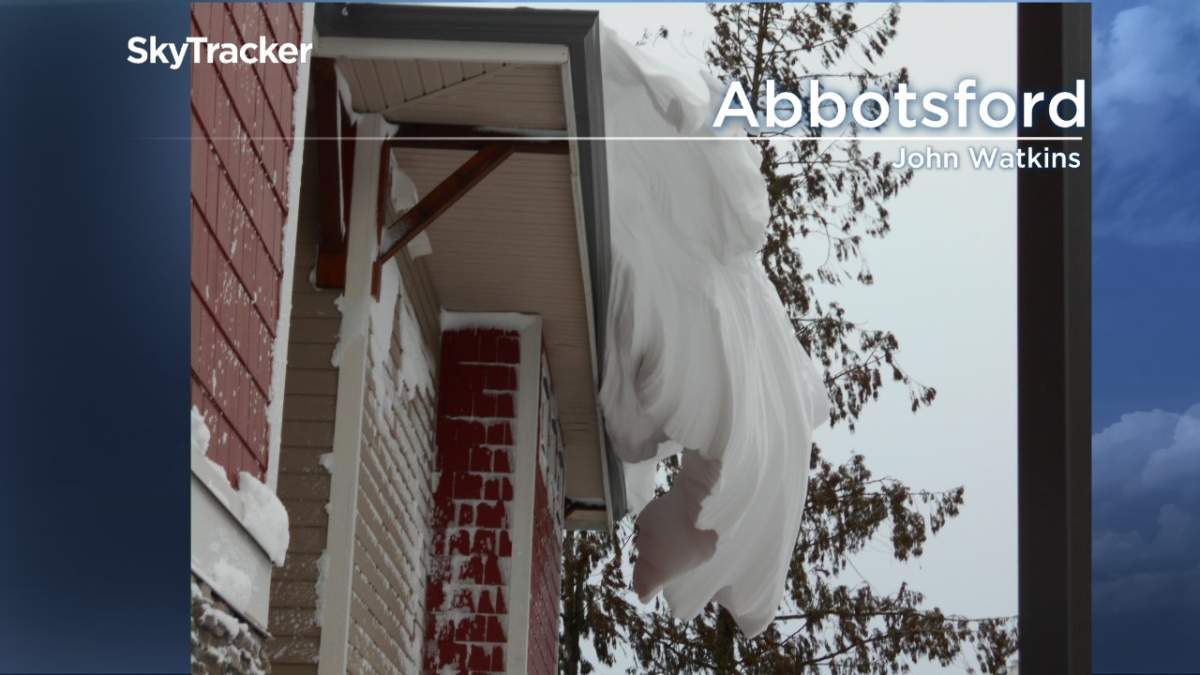 One B.C. roofer is urging everyone to clear their roofs of any snow that has built up before the next storm hits.