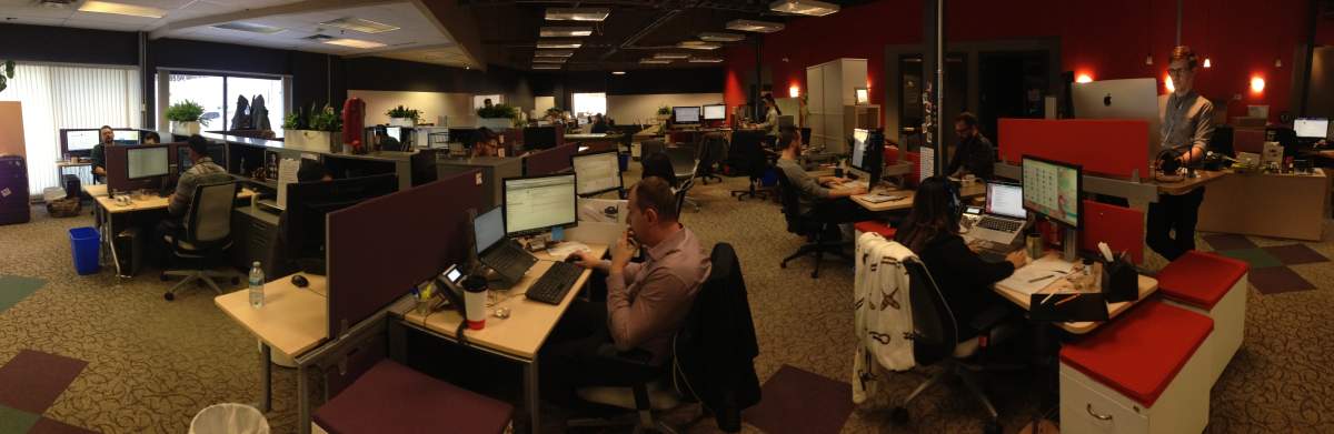 Think Shift’s open environment is a growing trend in the workplace.