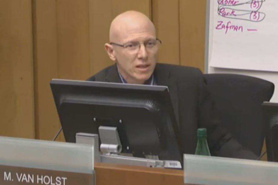Ward 1 Coun. Michael van Holst.