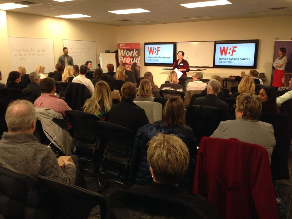 An Alberta partnership aims to increase safety in the construction industry for women, Wednesday, Feb. 8, 2017. 