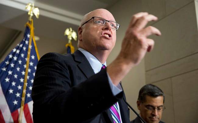 In this June 22, 2016, file photo, Rep. Joe Crowley, D-N.Y. speaks during a news conference on Capitol Hill in Washington.