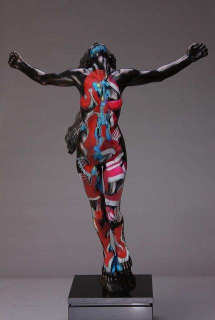 The piece is part of a series that was scheduled for an exhibition tour in 2017.