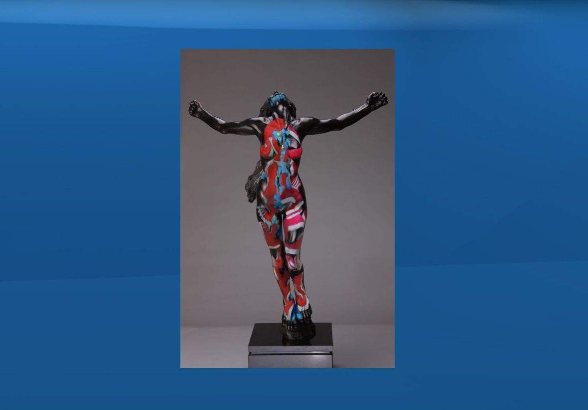 The piece is part of a series that was scheduled for an exhibition tour in 2017.