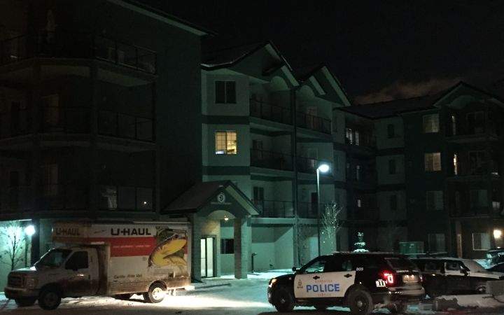 Edmonton police investigate a suspicious death in the area of 162 Avenue and 51 Street on March 6, 2017.