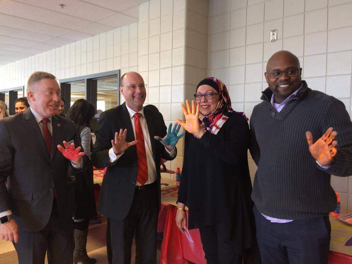 London leaders gathering together at Fanshawe College Tuesday, March 21, to fight against racial intolerance.  
