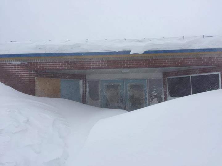 March 8: This Your Saskatchewan photo of a closed Reindeer Lake School in Southend due to snow up to the roof was taken by Mary Thomas.