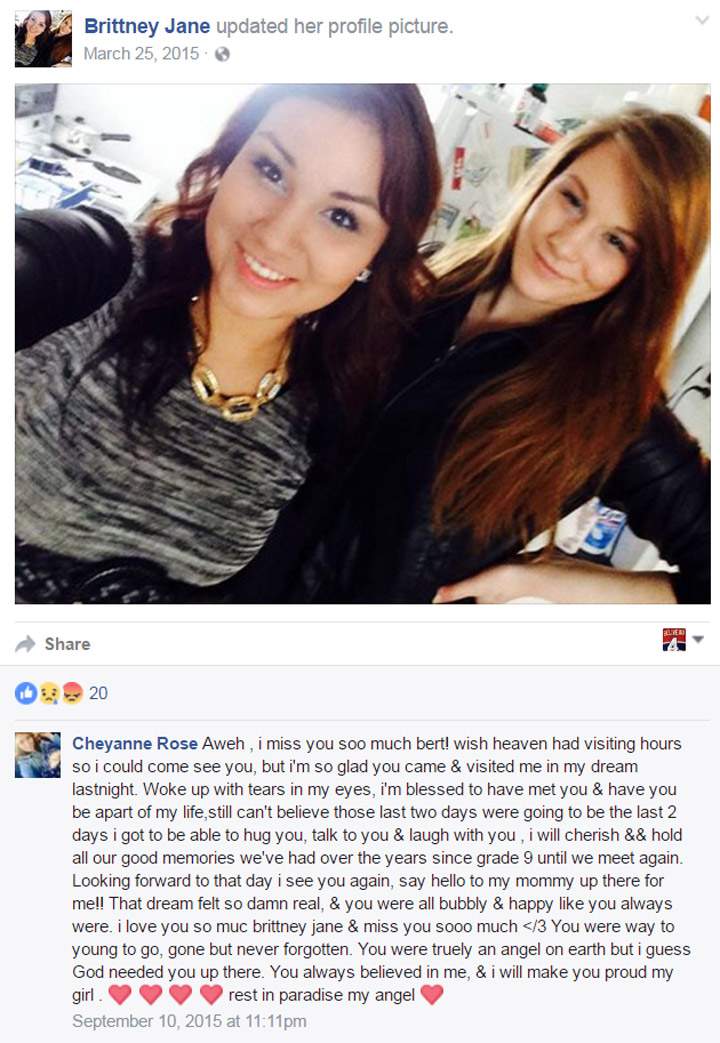 Cheyenne Antoine accused of murdering Saskatoon teen Brittney Gargol in 2015 - image