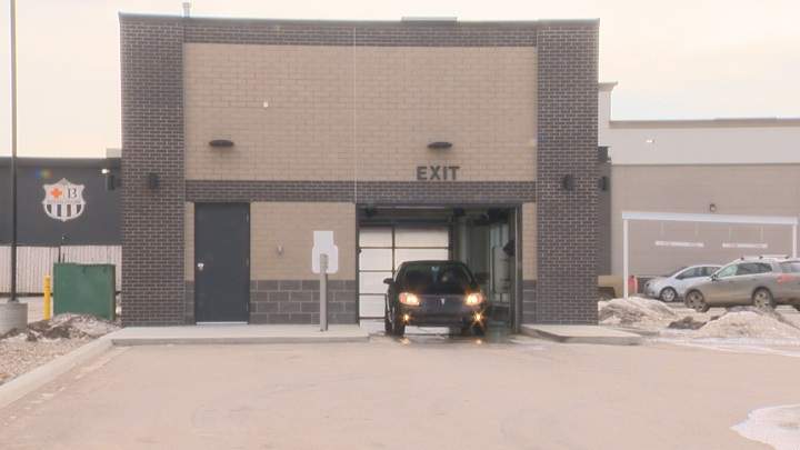 FILE: A car exits an automatic car wash in Lethbridge, A.B.