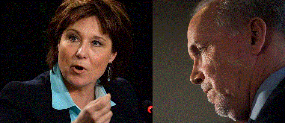Christy Clark and John Horgan.