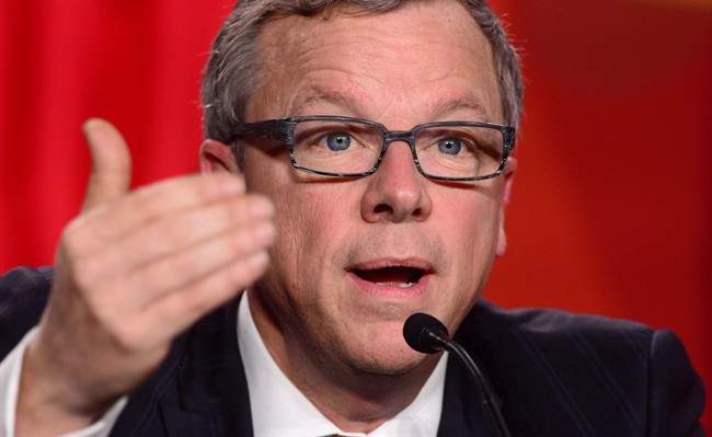 Saskatchewan Premier Brad Wall speaks during the closing press conference of the Meeting of First Ministers and National Indigenous Leaders in Ottawa on Friday, Dec. 9, 2016.