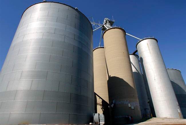 Grain elevators are seen in this file photo.The Competition Bureau is challenging the acquisition of
a grain elevator in Manitoba. 