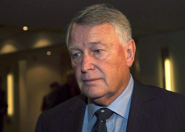 Robin Camp leaves a Canadian Judicial Council inquiry in a Calgary hotel, Friday, September 9, 2016.