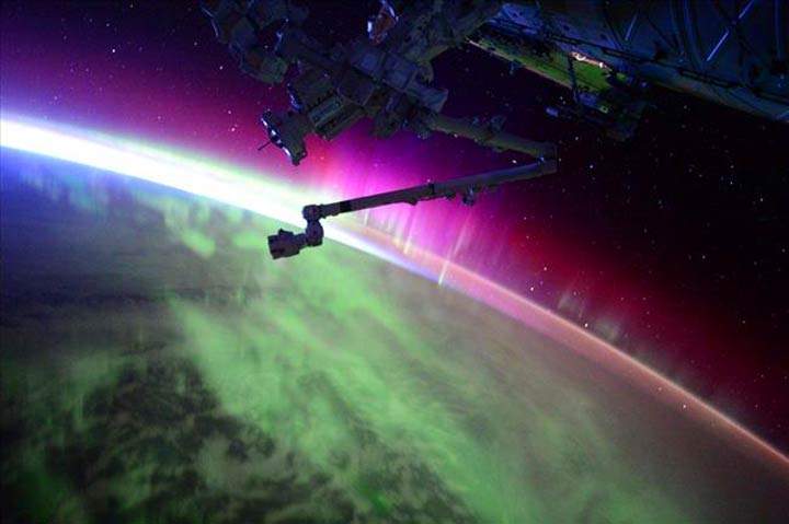 Photo taken by NASA astronaut Scott Kelly during his one-year mission on the ISS.