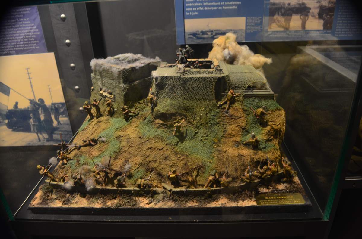 Dunnings work on display at the Juno Beach Centre