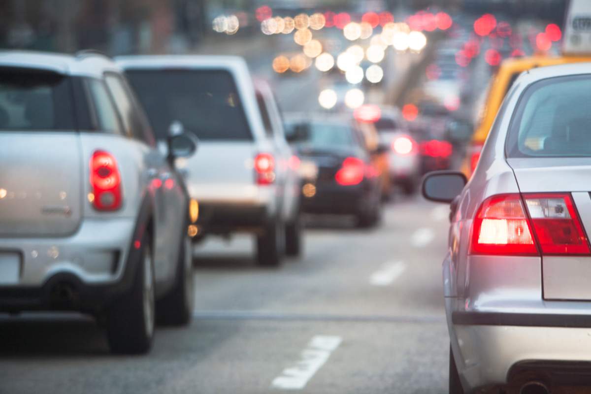 Traffic congestion.