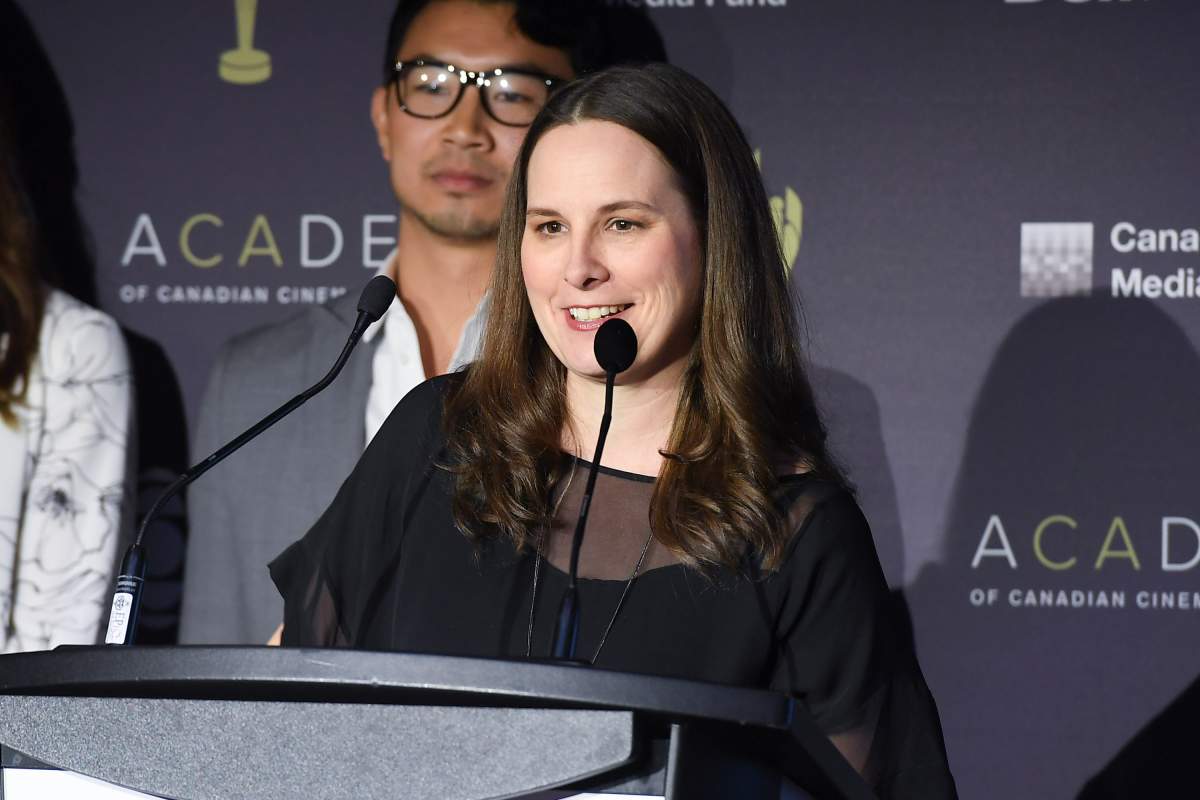 Beth Janson, CEO, Academy of Canadian Cinema & Television attends the 2017 Canadian Screen Awards Press Conference held at the Thornton-Smith Building on January 17, 2017 in Toronto, Canada.