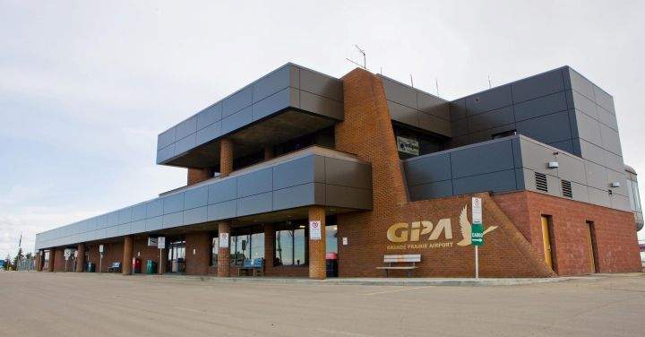 A file photo of the Grande Prairie Airport.