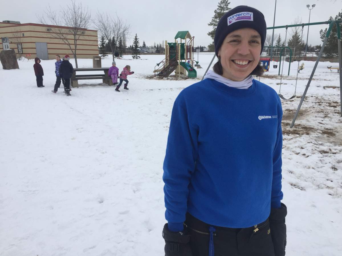 Nicki DAngelo is the Green Shack leader at Brookview Park in south west Edmonton.