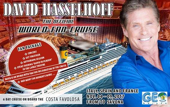 David Hasselhoff is hosting a cruise, and you can go with him - image