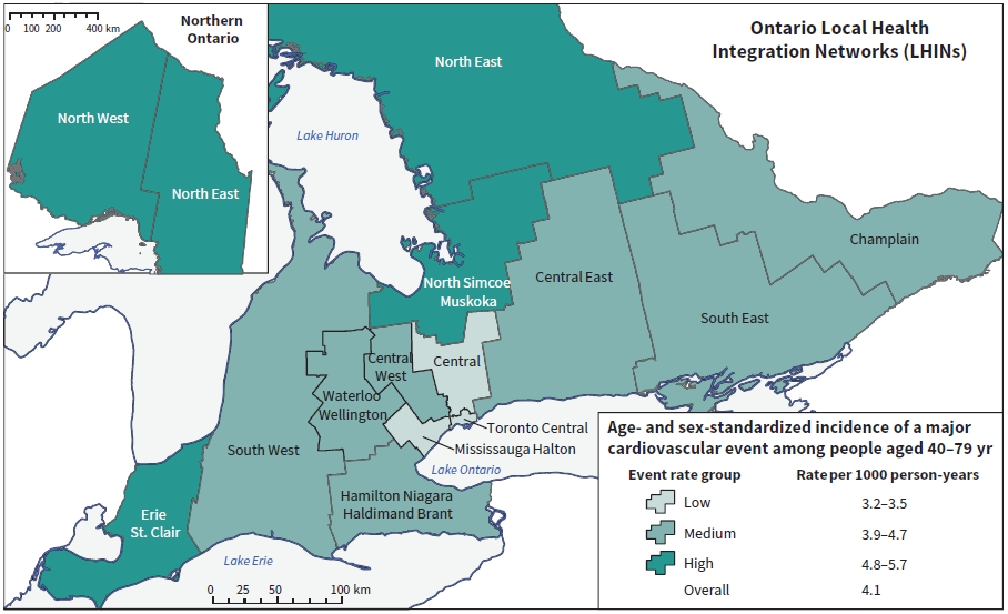 Where you live in Ontario may determine your chance of surviving heart attack, stroke - image