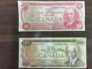 Counterfeit bills used in St. Thomas.