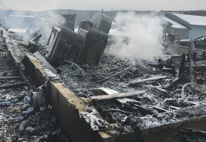 Saskatchewan RCMP say the Loon Lake Fire Department responded to a blaze on Makwa Sahgaiehcan First Nation Tuesday.