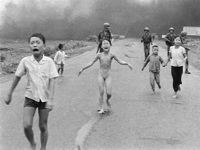 The Pulitzer Prize-winning photo, 'The Terror of War,' which is commonly referred to as 'Napalm Girl.'.