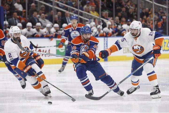 The Edmonton Oilers have traded right-winger Jordan Eberle.