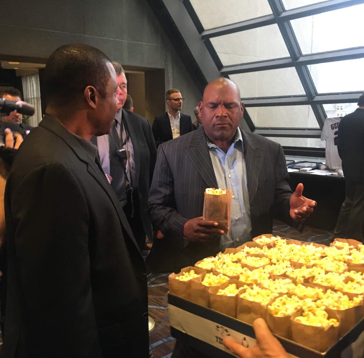 Tim Raines during a fundraiser party celebrating his upcoming induction into the Hall of Fame. Thursday March 30, 2017.