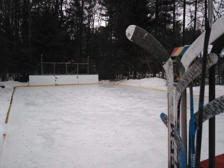 Justin Lachapelle’s backyard rink effectively closed up shop in mid-February.