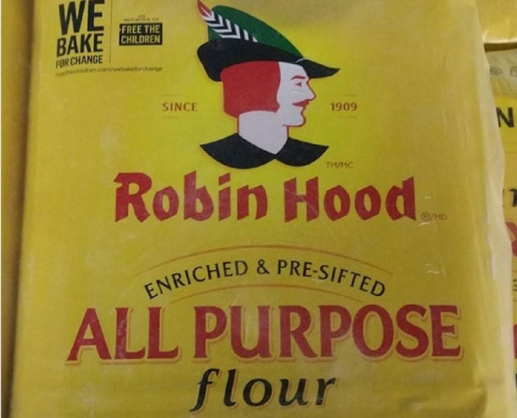 10 kg bags of Robin Hood Brand All Purpose Flour were recalled for possible E. coli contamination on March 28, 2017. 
