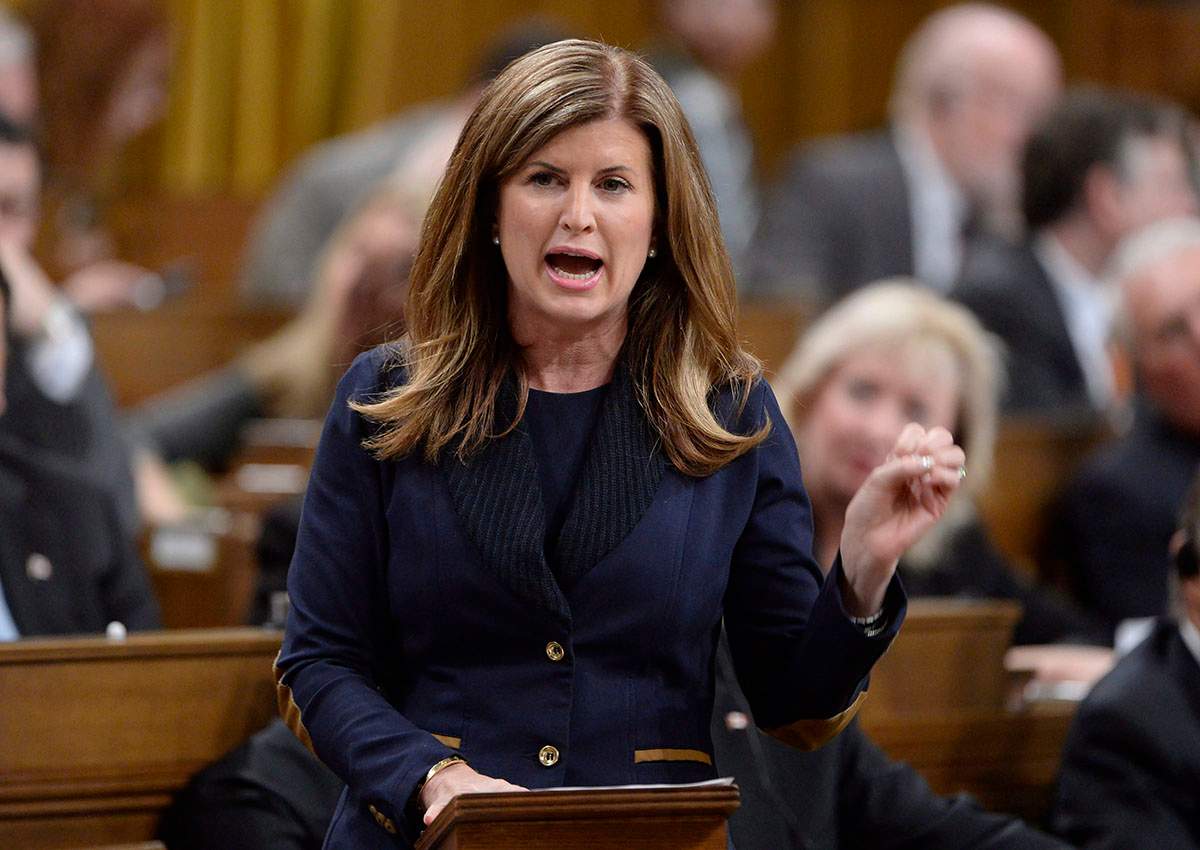 Interim Conservative Leader Rona Ambrose asks a question during Question Period in the House of Commons in Ottawa, Thursday, March 23, 2017. Ambrose wants all judges to undergo comprehensive training in sexual assault law.