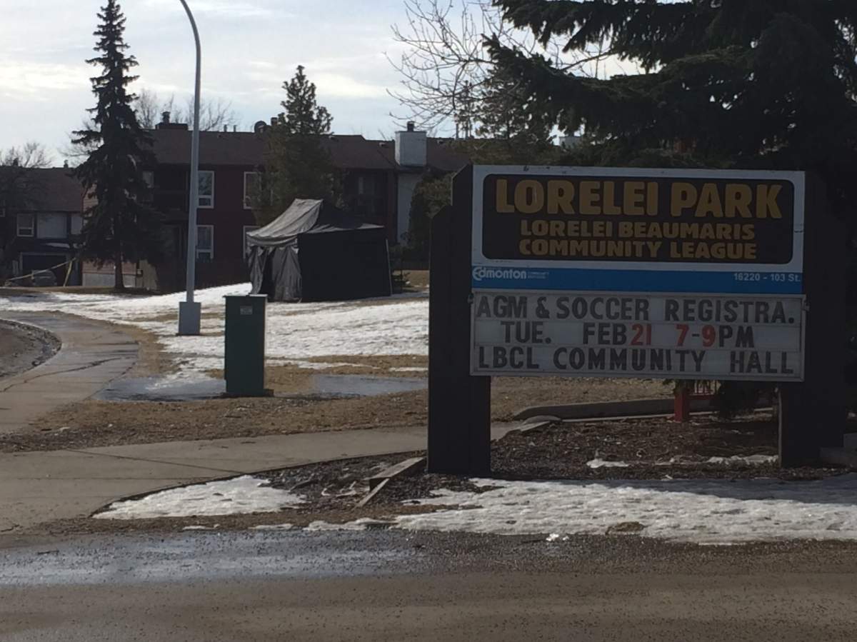 Police investigate a suspicious death in north Edmonton.
