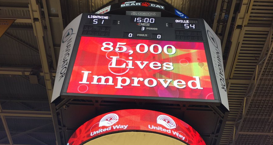 Hoopla at London Lightning half-time show, March 20, 2017.