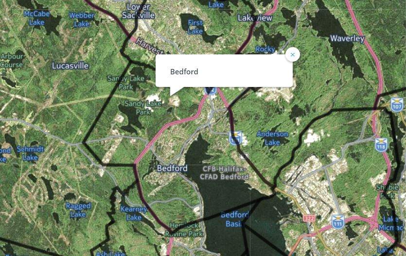 The riding of Bedford.