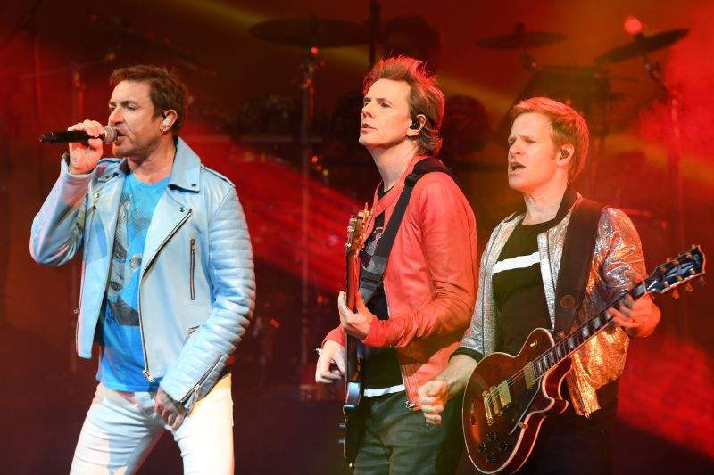 Simon Le Bon, John Taylor, Dominic Brown
Duran Duran in concert at Hard Rock Live, Hollywood, USA - 05 Apr 2017.
