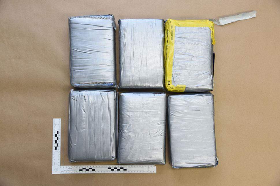 Cocaine bricks RCMP say were seized at Toronto International Airport.