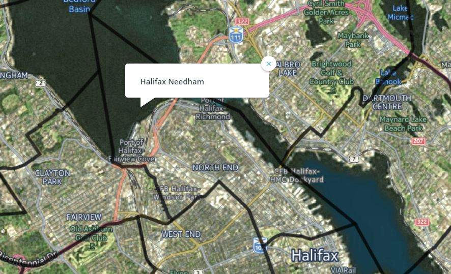 The riding of Halifax Needham.