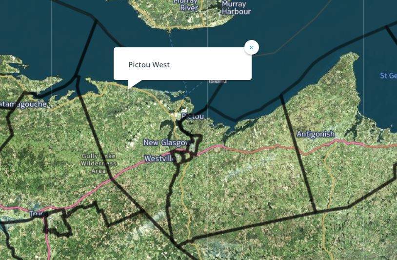 The riding of Pictou West.