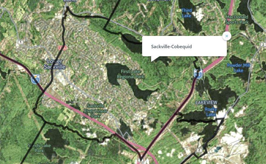 The riding of Sackville-Cobequid.