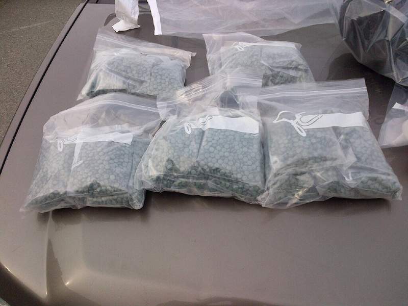 27,500 opiate tablets were seized during a traffic stop in Chilliwack on April 4.