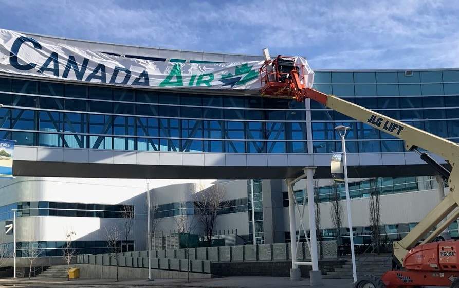 WestJet jokingly renamed its airline to Canada Air for April Fool's Day 2017. 