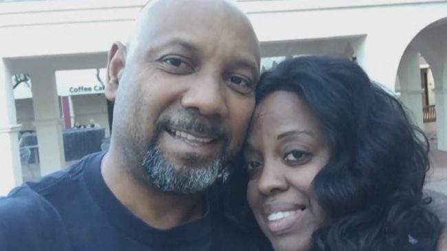 Cedric Anderson and Karen Smith seen in an undated photo.