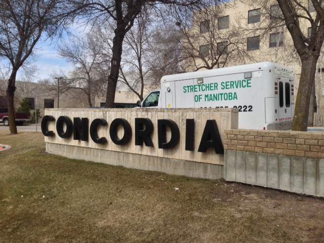 A woman and a child were assaulted as they were walking into Concordia Hospital on the weekend.